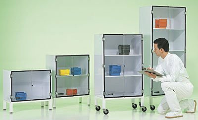Cleatech Laminar Airflow Storage Cabinet with Clear Acrylic Door