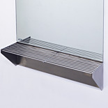 Shelf; Stainless Steel, Rod-Top, 24