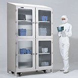 BioSafe® Stainless Steel Locking Cleanroom Storage Cabinets