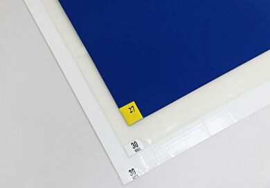 Sticky Peel Off Mats: 18x 36, 30 Sheets, 8 Mats/case, Blue, CQ-1836-308-B