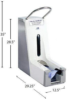 Automatic Shoe Cover Dispensers by Protexer