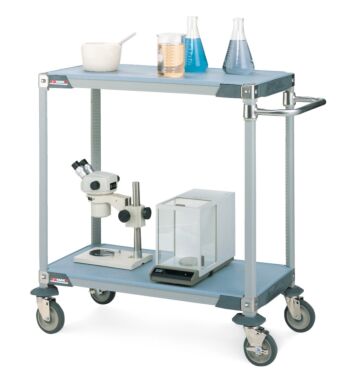 MetroMax i general lab carts transports various lab equipment, glassware, medical samples and supplies  |  1403-20 displayed