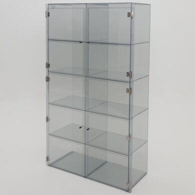 Polypropylene Storage Cabinet with Acrylic Doors 25 x 24 x 60