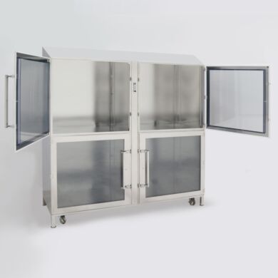 Medical Supply Locking Cabinet, Shelves with Storage Bins
