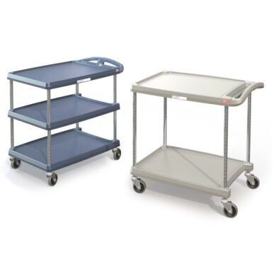 InterMetro two or three tier shelf utility cart with Microban protection  |  1532-13A displayed