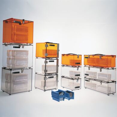 Euro Stackable Container with Perforated Walls and Solid Base R-2