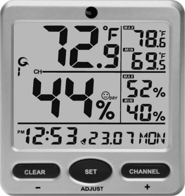 MEASUREMAN Digital Thermometer Hygrometer Gauge Max/Min Indoor Humidit –  Measureman Direct