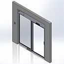 Door, Pre-Hung; Automatic Left Sliding, Recessed, 34