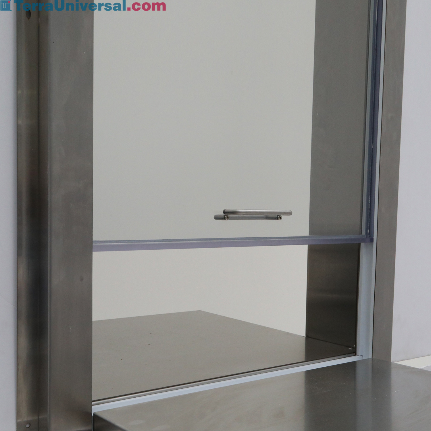 Pass Through Vertical Sliding Convenience Windows 6788